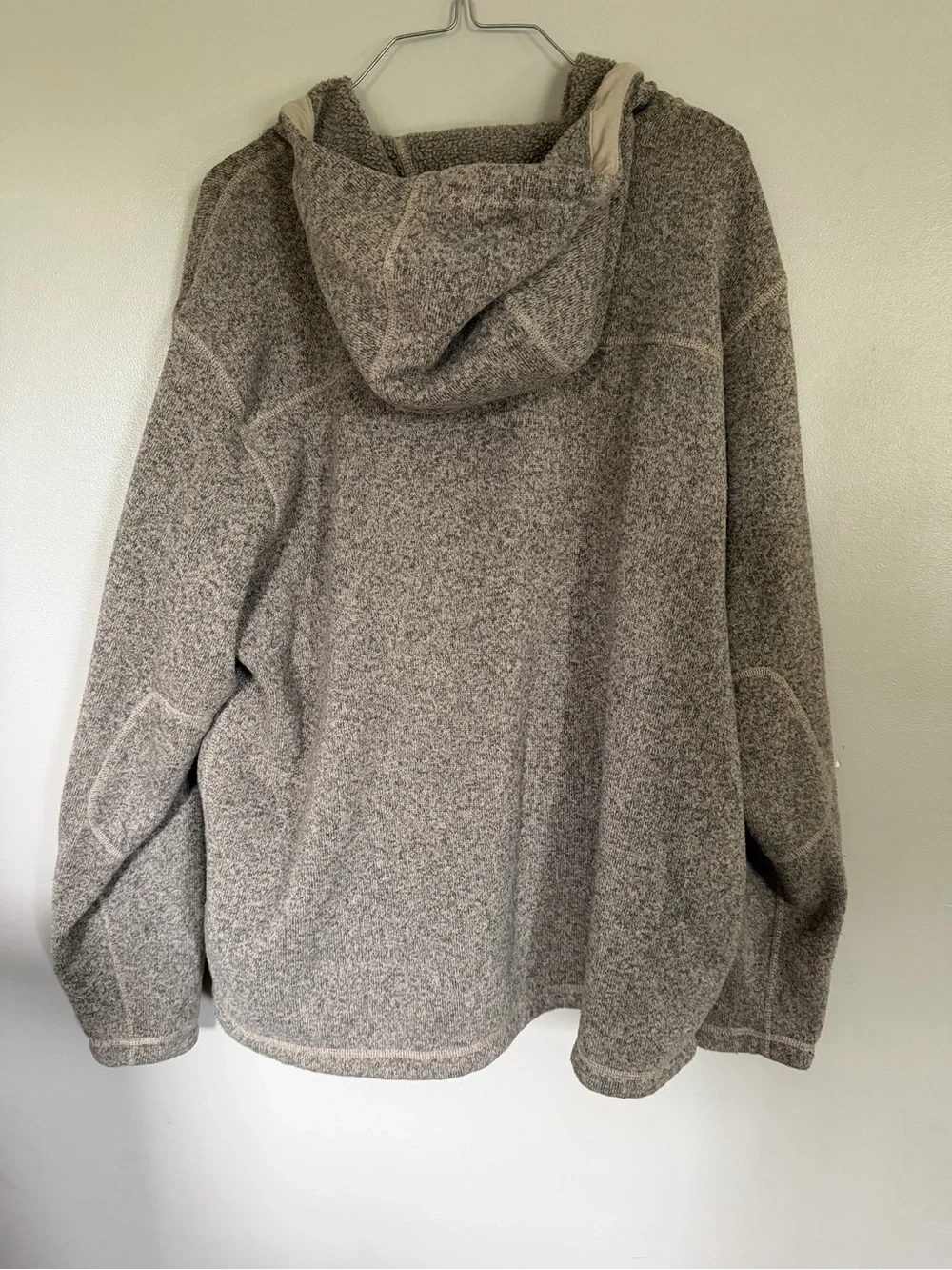 The North Face Men’s Taupe Heather Full-Zip Fleece Jacket